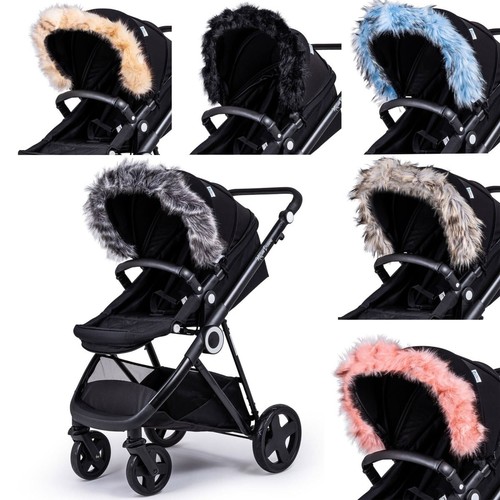 Kinderwagen fellkapuze besatz - kinderwagen,